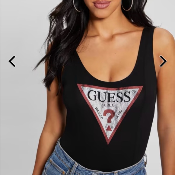 Guess - Black Classic Logo Bodysuit - Picture 3 of 6